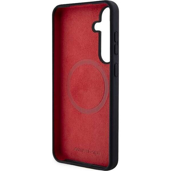 Mercedes Etui AMG AMHMS24S23SMRK Samsung Galaxy S24 hardcase Silicone Carbon Pattern MagSafe czarny/black