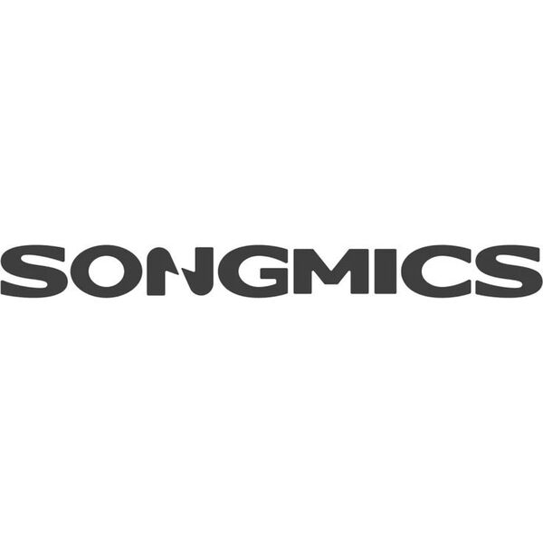Songmics Składający puffe/otomana z 80 -litrowym pojemnikiem i miękkim siedziskiem dla 2-3 osób 300 kg maksymalne obciążenie Czarne LSF10