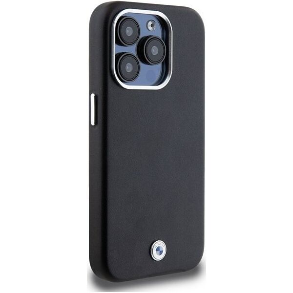 BMW Etui BMW BMHMP15L23PUFWK Apple iPhone 15 Pro Signature Wrapped Metal MagSafe czarny/black