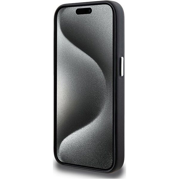 BMW Etui BMW BMHMP15L23PUFWK Apple iPhone 15 Pro Signature Wrapped Metal MagSafe czarny/black