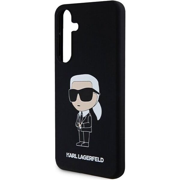 Karl Lagerfeld Karl Lagerfeld KLHCS24SSNIKBCK S24 S921 hardcase czarny/black Silicone Ikonik NoSize