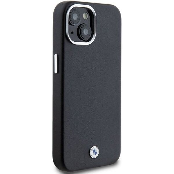 BMW Etui BMW BMHMP15S23PUFWK Apple iPhone 15 / 14 / 13 Signature Wrapped Metal MagSafe czarny/black