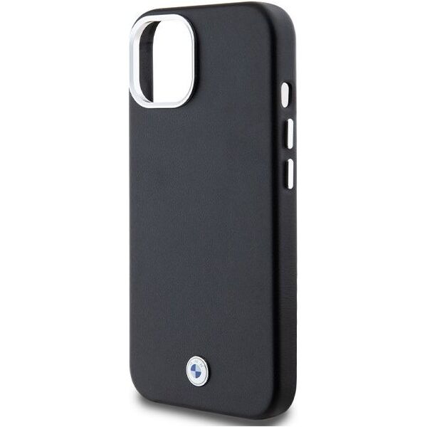 BMW Etui BMW BMHMP15S23PUFWK Apple iPhone 15 / 14 / 13 Signature Wrapped Metal MagSafe czarny/black