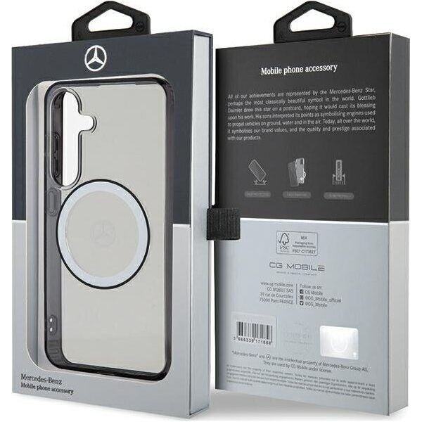 Mercedes Mercedes MEHMS24S23HUOKC S24 S921 transparent hardcase Printed logo MagSafe