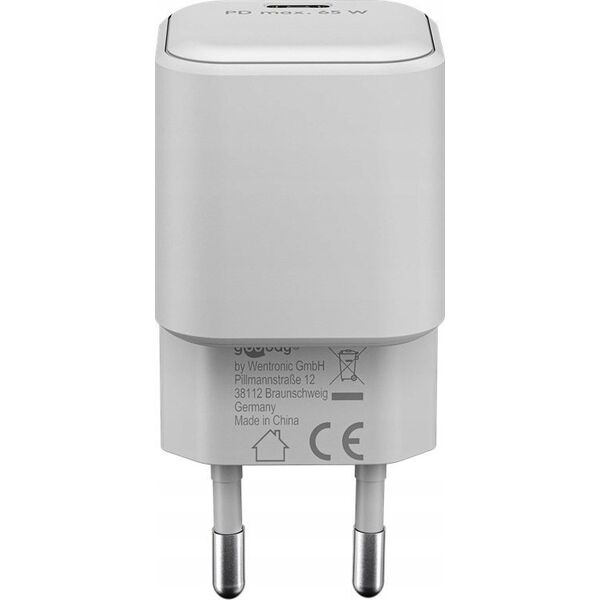 Ładowarka Goobay Goobay 65370 USB-C USB-C TM Dual Fast Charger (36 W), White | Goobay | 5370 USB-C USB-C TM Dual Fast Charger (36 W)