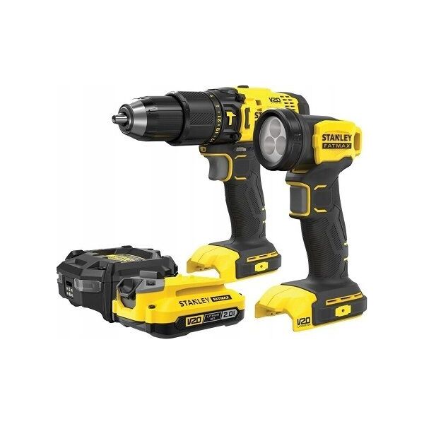Zestaw elektronarzędzi Stanley STANLEY WKRĘTARKA UD. V20 SFMCD711 50Nm 1x2,0Ah KUFER +LATARKA SFMCK210D1