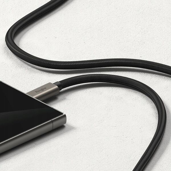 Kabel USB Ringke USB-C - USB-C 2 m Czarny (RGK1951)