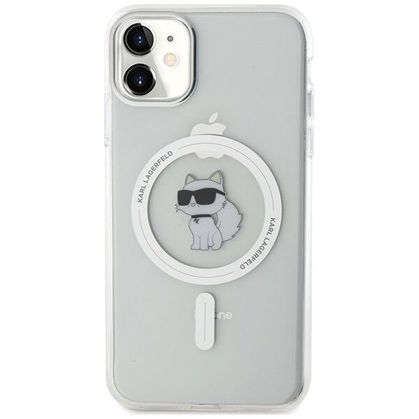 Karl Lagerfeld Karl Lagerfeld KLHMN61HFCCNOT iPhone 11 /Xr przezroczysty/transparent hardcase IML Choupette MagSafe