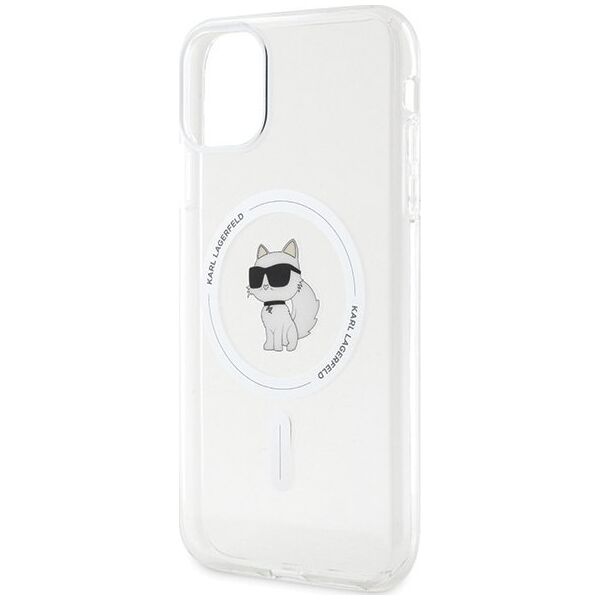 Karl Lagerfeld Karl Lagerfeld KLHMN61HFCCNOT iPhone 11 /Xr przezroczysty/transparent hardcase IML Choupette MagSafe