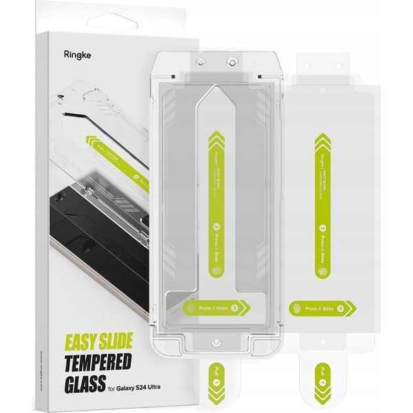 Ringke SZKŁO HARTOWANE RINGKE EASY SLIDE 2-PACK GALAXY S24 ULTRA CLEAR