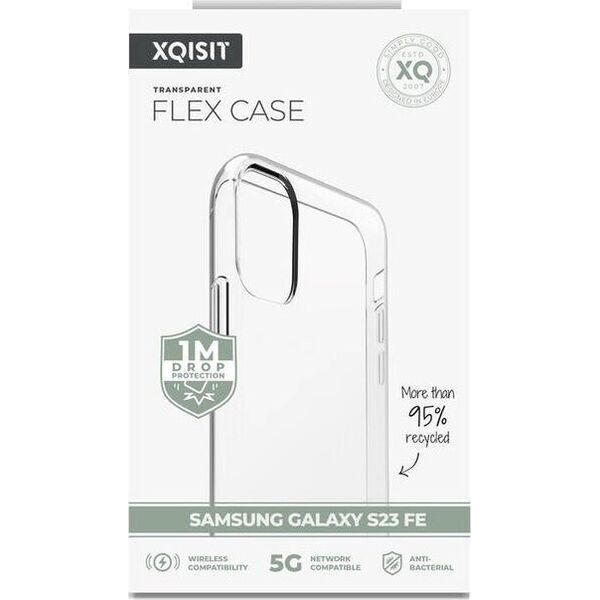 Xqisit XQISIT NP Flex Case Anti Bac, RECYCLED for Galaxy S23 FE clear standard