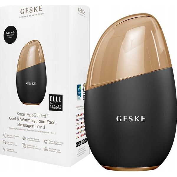 Geske Masażer do twarzy i oczu Cool & Warm 7w1 Geske (szary)