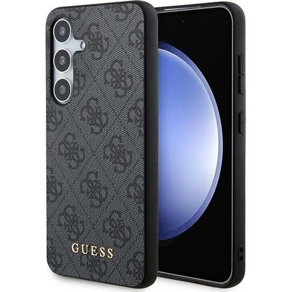 Guess Etui Guess GUHCS24SG4GFGR Samsung Galaxy S24 hardcase 4G Metal Gold Logo czarny/black