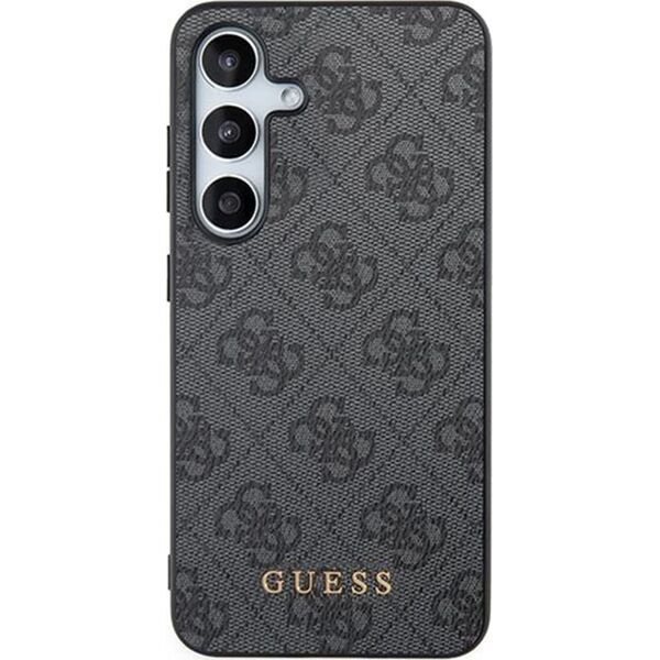 Guess Etui Guess GUHCS24SG4GFGR Samsung Galaxy S24 hardcase 4G Metal Gold Logo czarny/black