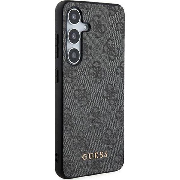 Guess Etui Guess GUHCS24SG4GFGR Samsung Galaxy S24 hardcase 4G Metal Gold Logo czarny/black