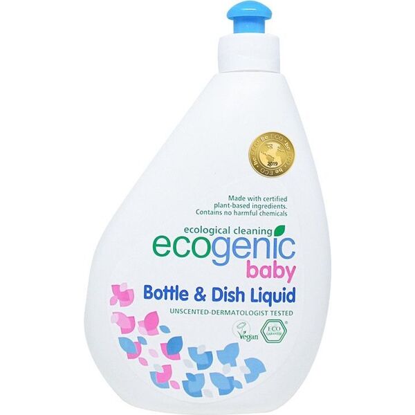 ECOGENIC Ecogenic, Płyn do mycia butelek, smoczków i zabawek, bezzapachowy, 500ml