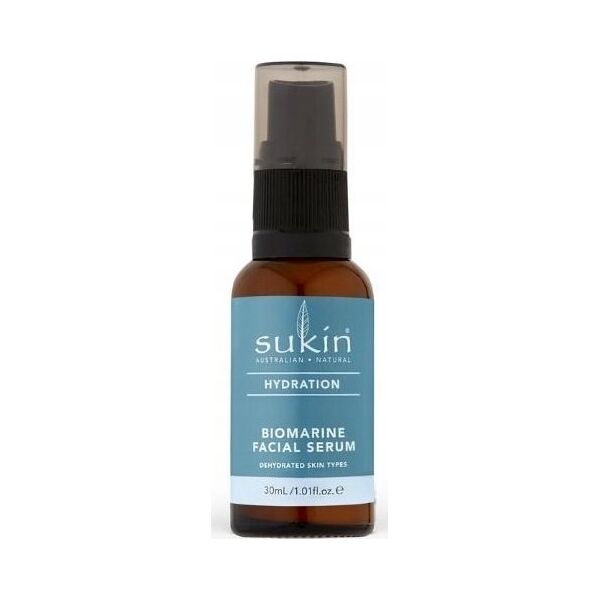 Sukin Sukin, Hydration Serum nawilżające do twarzy z algami morskimi i kwasem hialuronowym, 30 ml