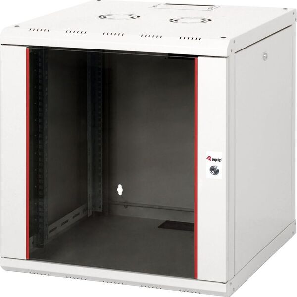 Szafa Equip Equip Serverschrank 19"  12U 600x600mm Glastür   grau