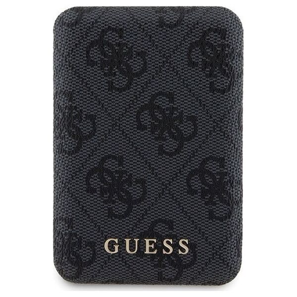 Guess Zestaw Guess GUBPM5P14L4GEMGK iPhone 14 Pro 6.1" hardcase + Powerbank 5000mAh MagSafe czarny/black 4G Metal Logo NoSize
