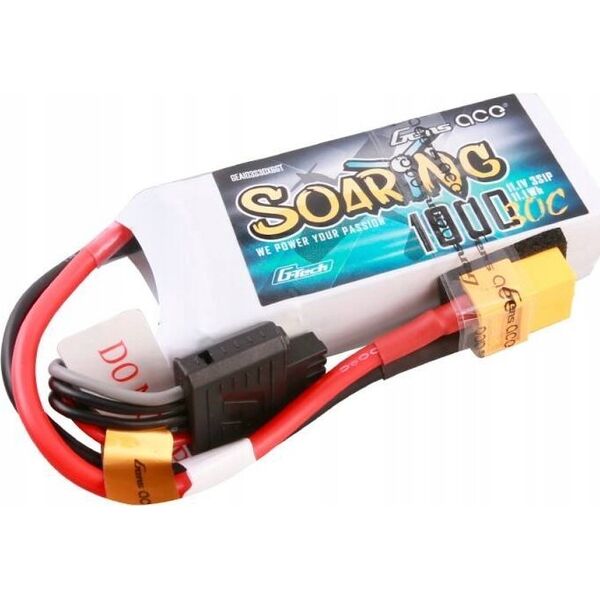 Gens Ace Akumulator Gens ace G-Tech Soaring 1000mAh 11.1V 30C 3S1P Lipo Battery
