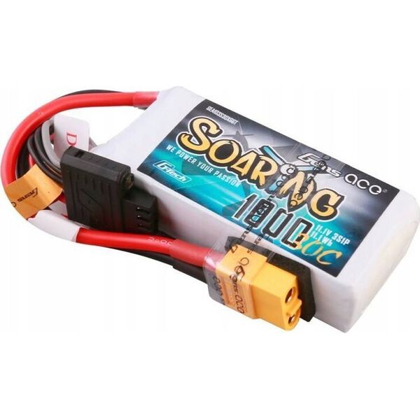 Gens Ace Akumulator Gens ace G-Tech Soaring 1000mAh 11.1V 30C 3S1P Lipo Battery