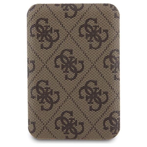 Guess Zestaw Guess GUBPM5P15X4GEMGW Apple iPhone 15 Pro Max hardcase + Powerbank 5000mAh MagSafe 4G Metal Logo brązowy/brown