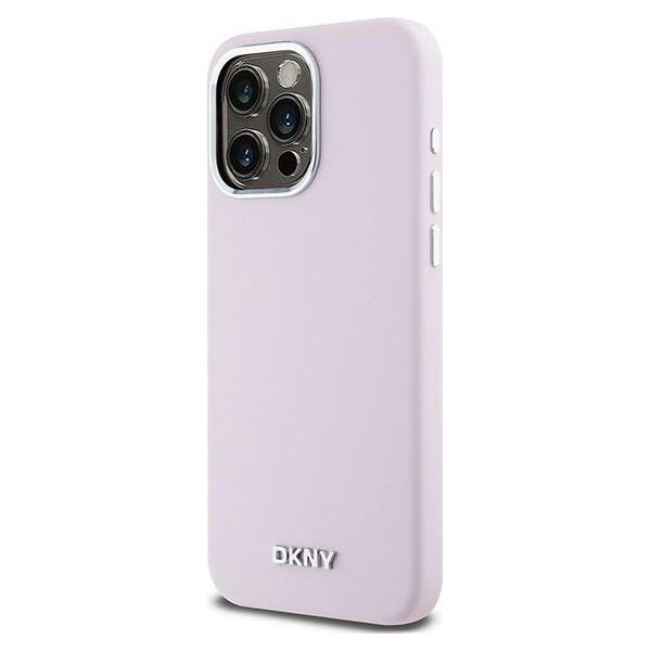 DKNY DKNY DKHMP15XSMCHLP iPhone 15 Pro Max 6.7" różowy/pink hardcase Liquid Silicone Small Metal Logo MagSafe