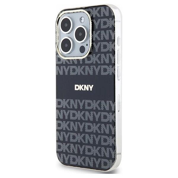 DKNY DKNY DKHMP14XHRHSEK iPhone 14 Pro Max 6.7" czarny/black hardcase IML Mono & Stripe MagSafe