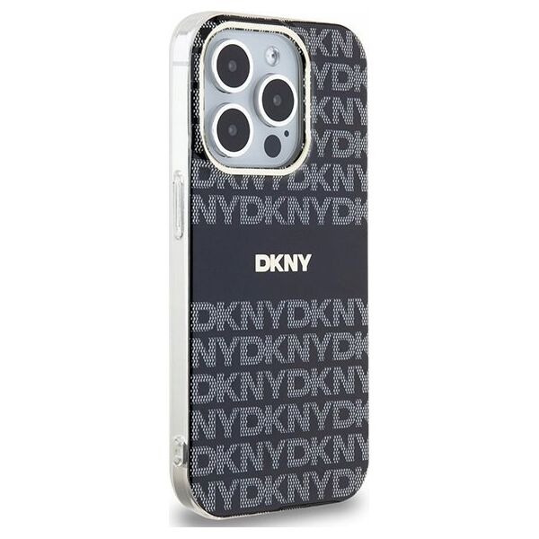 DKNY DKNY DKHMP14XHRHSEK iPhone 14 Pro Max 6.7" czarny/black hardcase IML Mono & Stripe MagSafe
