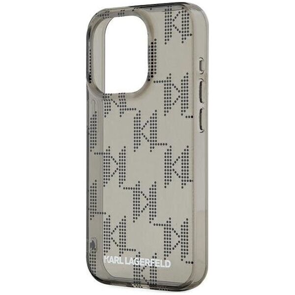 Karl Lagerfeld Karl Lagerfeld KLHCP15XHKDPNSK iPhone 15 Pro Max 6.7" czarny/black hardcase IML Mono KL Pattern & Cord