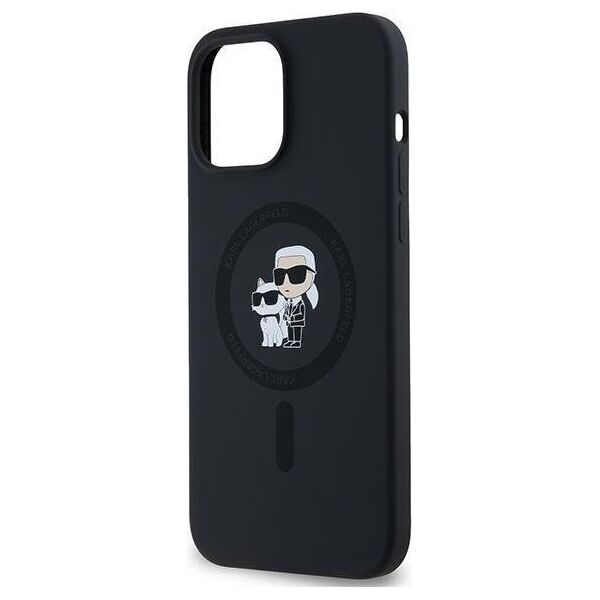 Karl Lagerfeld Karl Lagerfeld KLHMP13LSCMKCRHK iPhone 13 Pro / 13 6.1" czarny/black hardcase Silicone Karl & Choupette MagSafe