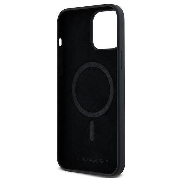 Karl Lagerfeld Karl Lagerfeld KLHMP13LSCMKCRHK iPhone 13 Pro / 13 6.1" czarny/black hardcase Silicone Karl & Choupette MagSafe