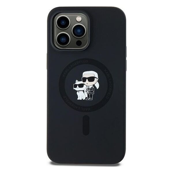 Karl Lagerfeld Karl Lagerfeld KLHMP14LSCMKCRHK iPhone 14 Pro 6.1" czarny/black hardcase Silicone Karl & Choupette MagSafe