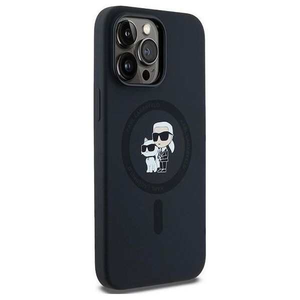 Karl Lagerfeld Karl Lagerfeld KLHMP14LSCMKCRHK iPhone 14 Pro 6.1" czarny/black hardcase Silicone Karl & Choupette MagSafe
