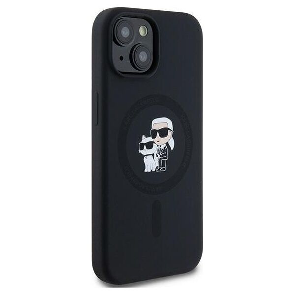 Karl Lagerfeld Karl Lagerfeld KLHMP15MSCMKCRHK iPhone 15 Plus / 14 Plus 6.7" czarny/black hardcase Silicone Karl & Choupette MagSafe