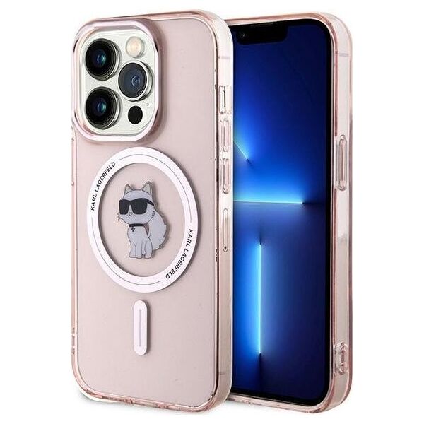 Karl Lagerfeld Karl Lagerfeld KLHMP14XHFCCNOP iPhone 14 Pro Max 6.7" różowy/pink hardcase IML Choupette MagSafe