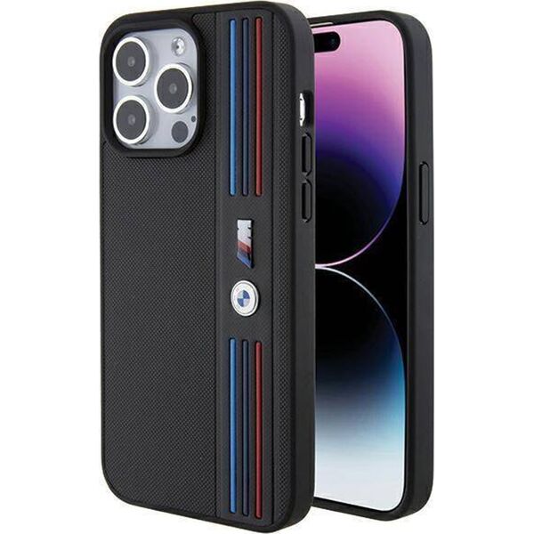 BMW Etui BMW BMHCP15L22PPMK Apple iPhone 15 Pro Tricolor M Collection czarny/black