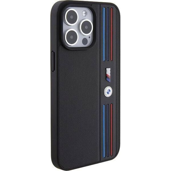 BMW Etui BMW BMHCP15L22PPMK Apple iPhone 15 Pro Tricolor M Collection czarny/black
