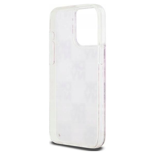 DKNY DKNY Liquid Glitter Multilogo - Etui iPhone 15 Pro Max (różowy)