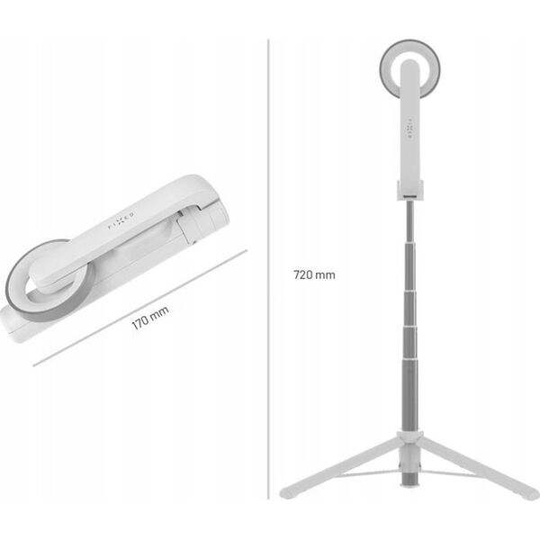 Selfie stick Fixed FIXED MagSnap - selfie stick + tripod biały - Gwarancja bezpieczeństwa. Proste raty. Bezpłatna wysyłka od 170 zł.