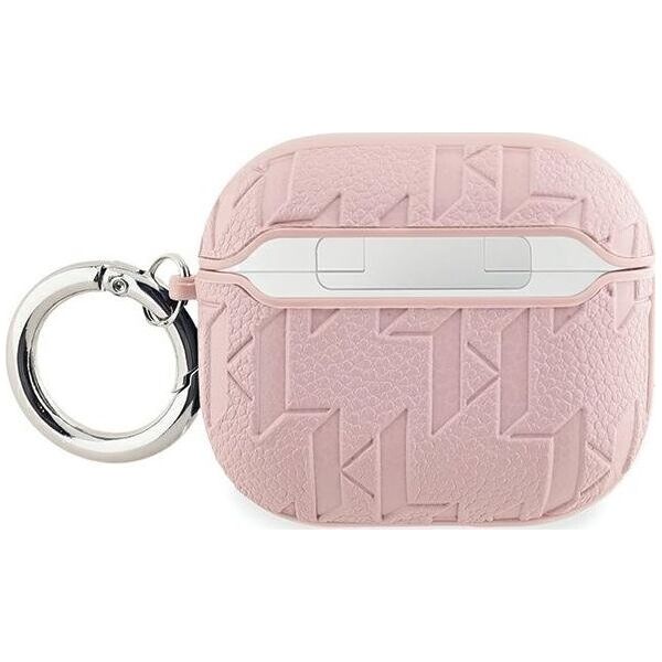 Karl Lagerfeld Karl Lagerfeld KLA3PGCHPP AirPods 3 cover różowy/pink Monogram Choupette Head