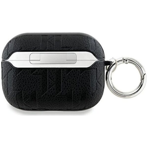 Karl Lagerfeld Karl Lagerfeld KLAP2PGKCPK AirPods Pro 2 (2022/2023) cover czarny/black Monogram Karl & Choupette Head