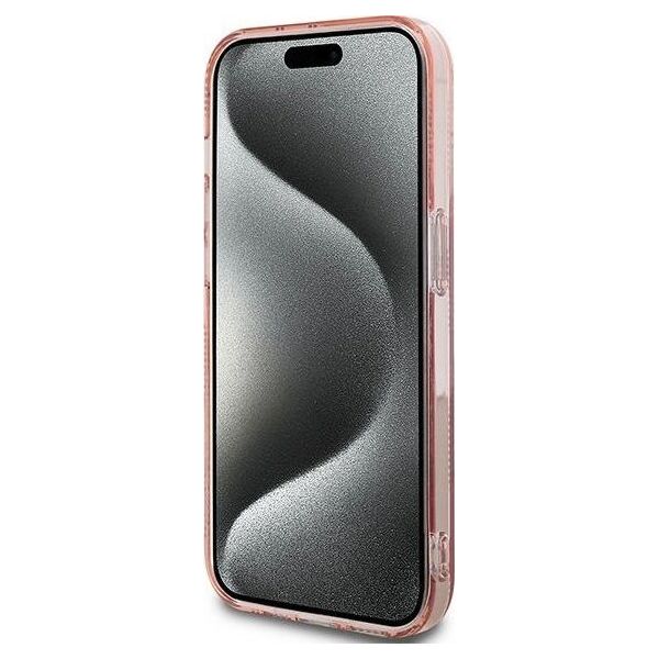 Karl Lagerfeld Karl Lagerfeld KLHCP14LHKLPCHP iPhone 14 Pro 6.1" różowy/pink hardcase IML Choupette Head & Monogram