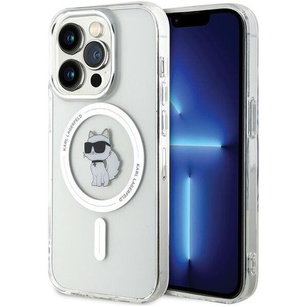 Karl Lagerfeld Karl Lagerfeld KLHMP14LHFCCNOT iPhone 14 Pro 6.1" przezroczysty/transparent hardcase IML Choupette MagSafe