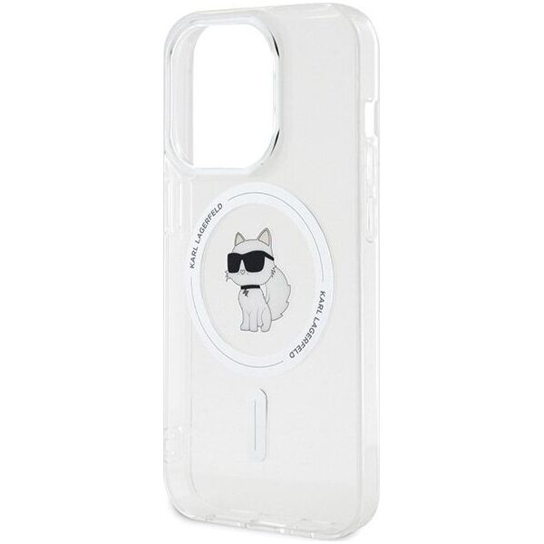 Karl Lagerfeld Karl Lagerfeld KLHMP14LHFCCNOT iPhone 14 Pro 6.1" przezroczysty/transparent hardcase IML Choupette MagSafe