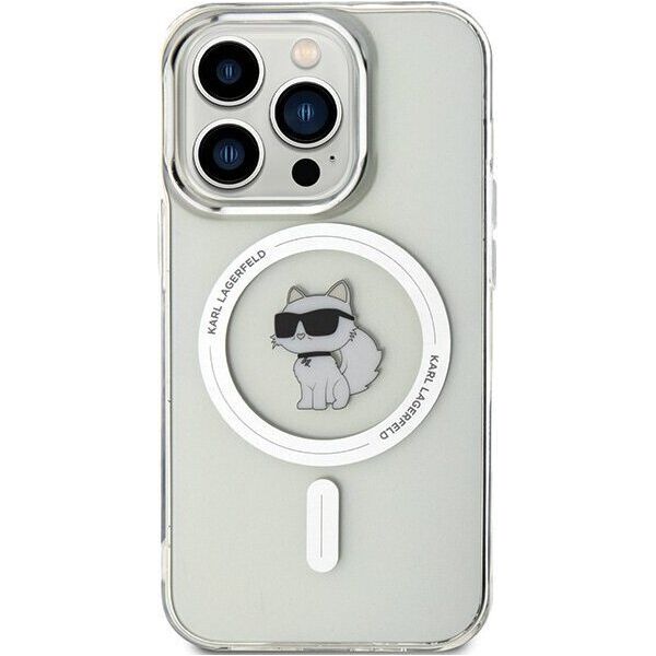 Karl Lagerfeld Karl Lagerfeld KLHMP14XHFCCNOT iPhone 14 Pro Max 6.7" przezroczysty/transparent hardcase IML Choupette MagSafe