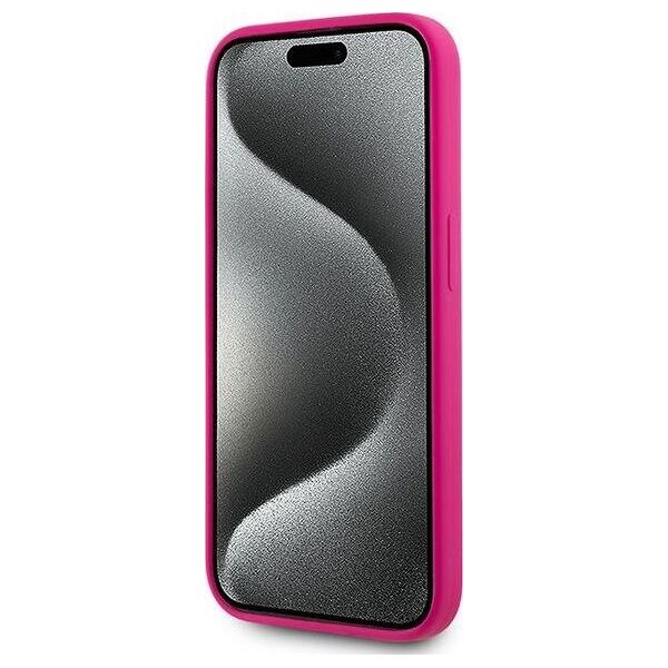 Karl Lagerfeld Karl Lagerfeld KLHMP15LSCHPPLF iPhone 15 Pro 6.1" różowy/fuschia hardcase Silicone Choupette Head MagSafe