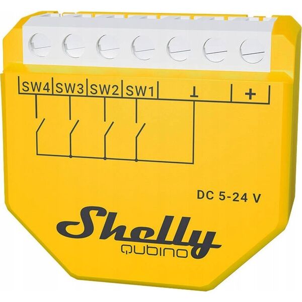 Shelly Shelly Relais "Wave i4 DC" Szenenaktivierer Z-Wave