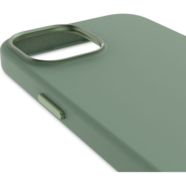 Decoded Decoded AntiMicrobial Silicone Backcover iP 15 Plus Sage Leaf