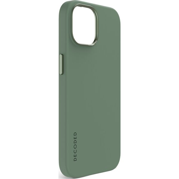 Decoded Decoded AntiMicrobial Silicone Backcover iP 15 Plus Sage Leaf